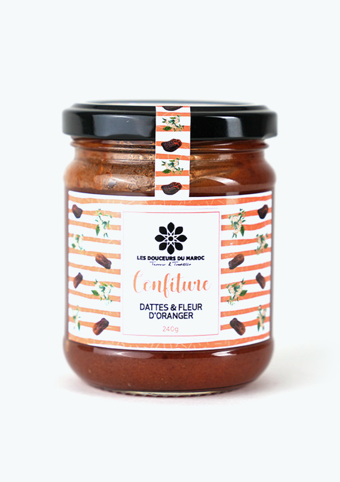 Confiture de dattes & fleur d'oranger